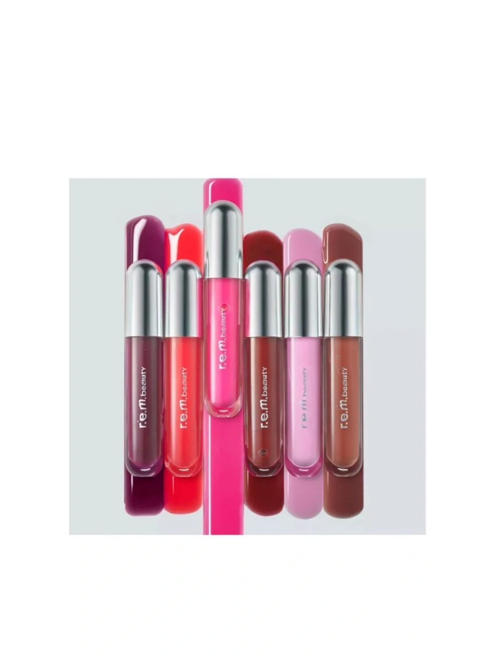 REM r.e.m. beauty Essential Drip Glossy Balm in Shirley True Red 0.15oz $20 NIB